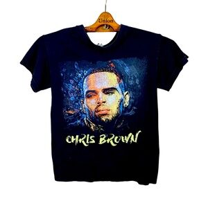 Chris Brown Men’s/ Unisex Double Sided Tour Short Sleeve T-Shirt Size NO TAG